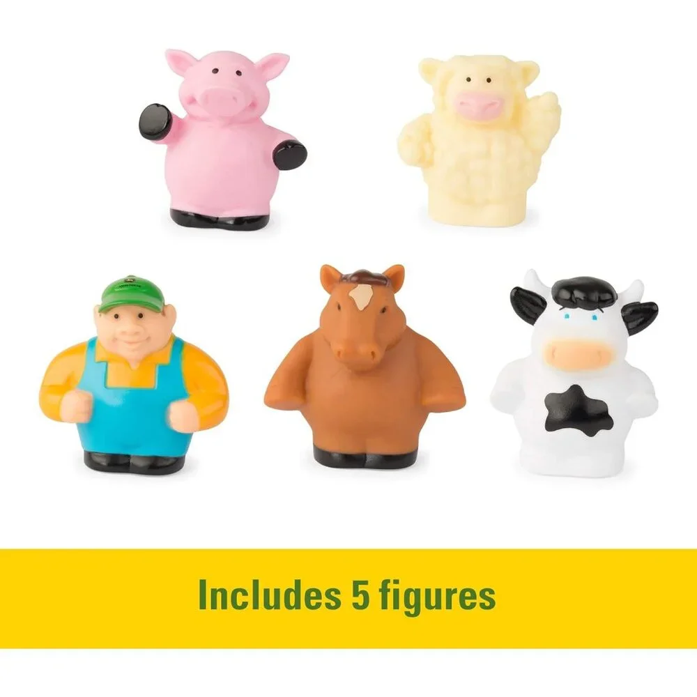 John Deere Animal Sounds Hayride Musical Tractor Toy - Musical Hayride Toddler T - Picture 3 of 7